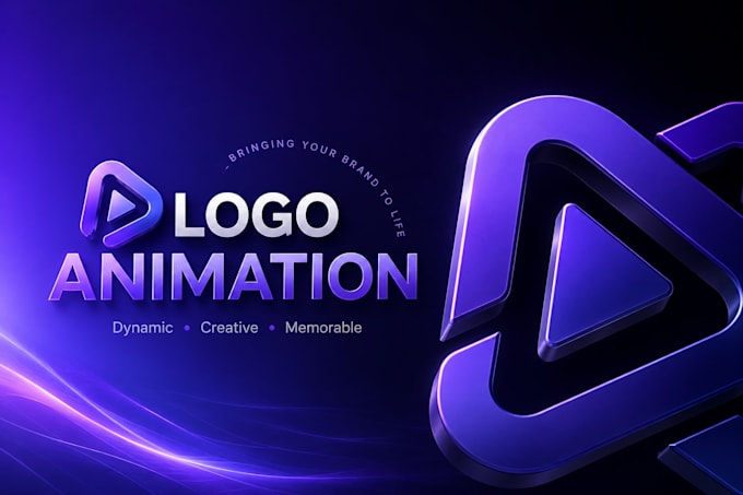 create premium custom 2d and 3d logo animation and video intro