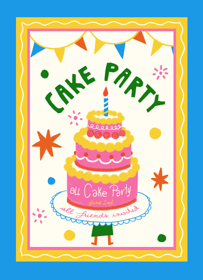 create colorful quirky children book illustrations