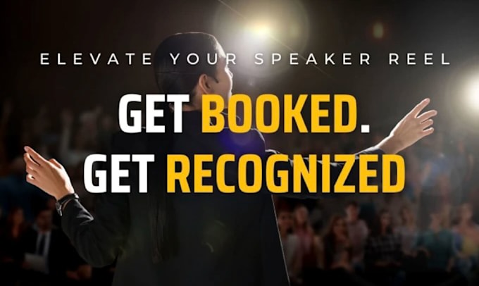 edit your speaker reel, showreel, sizzle demo reel, highlight video editing