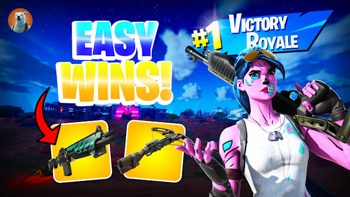 create a simple fortnite thumbnail