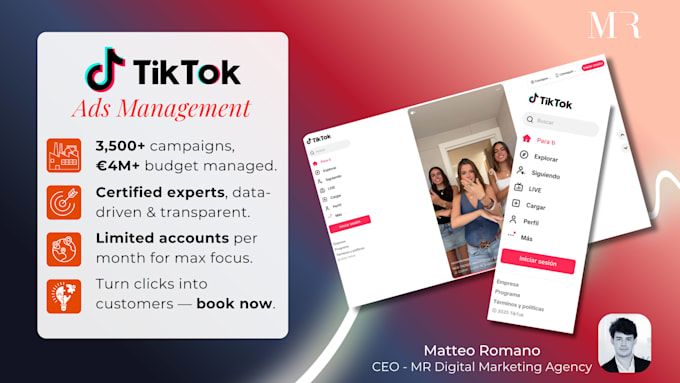 be your tiktok ads manager for high conversions