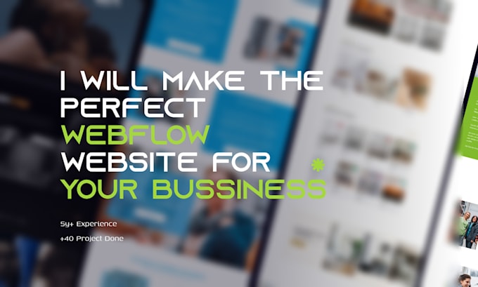 create a professional webflow website for your business