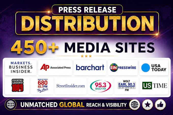 write press release and do top press release distribution