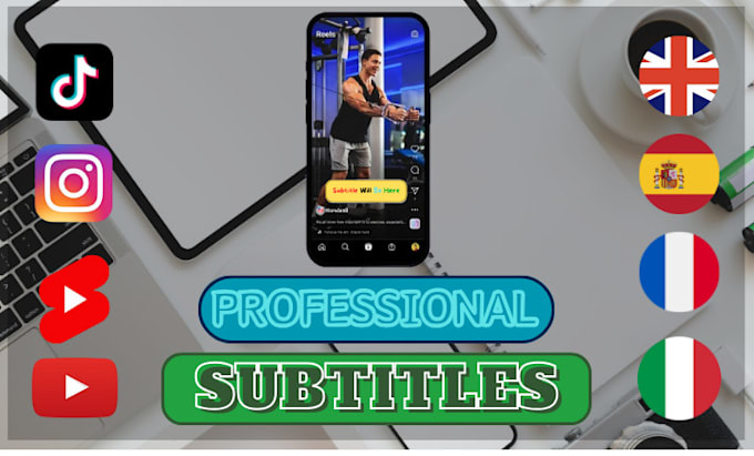 add professional synced subtitles or captions to your video