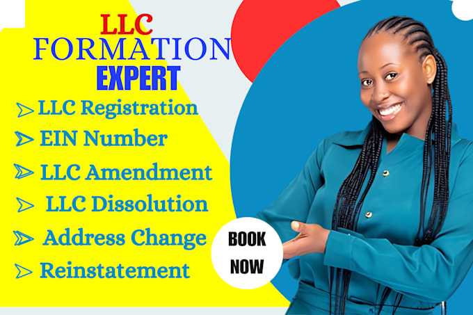 llc registration, change of address, reinstatement ein llc amendment in US