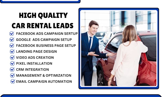 Generate car dealership leads car rental leads car financing auto ...