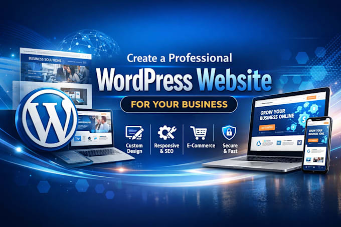 create a professional wordpress website for your business
