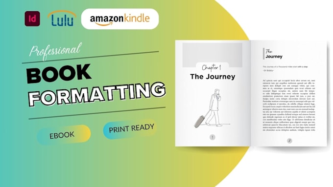 book formating book layout design book typesetting print ebook amazon kdp upload