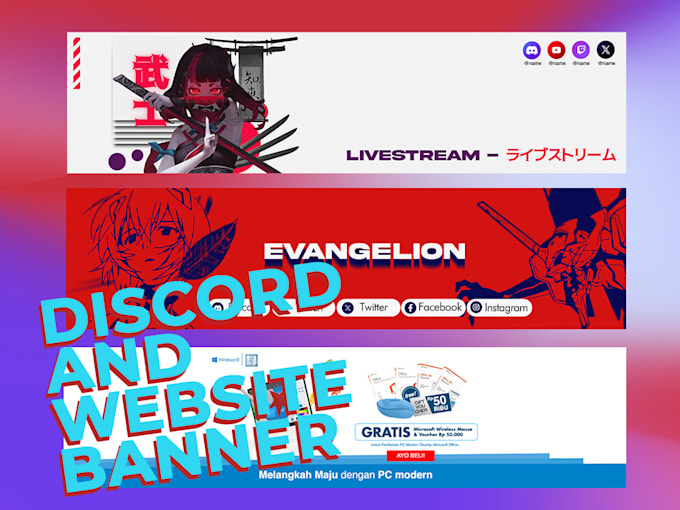 discord or website banner