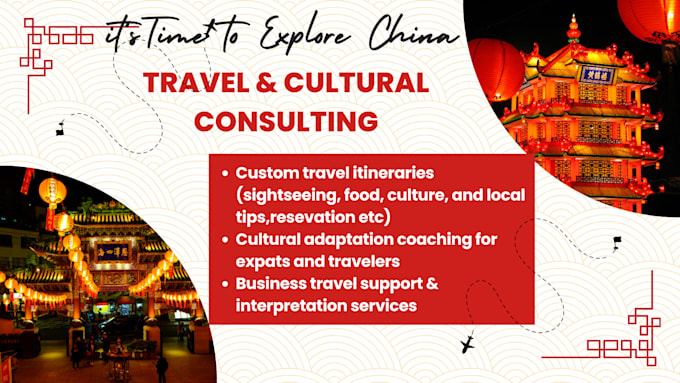 help you make your travel plan or itinerary in china
