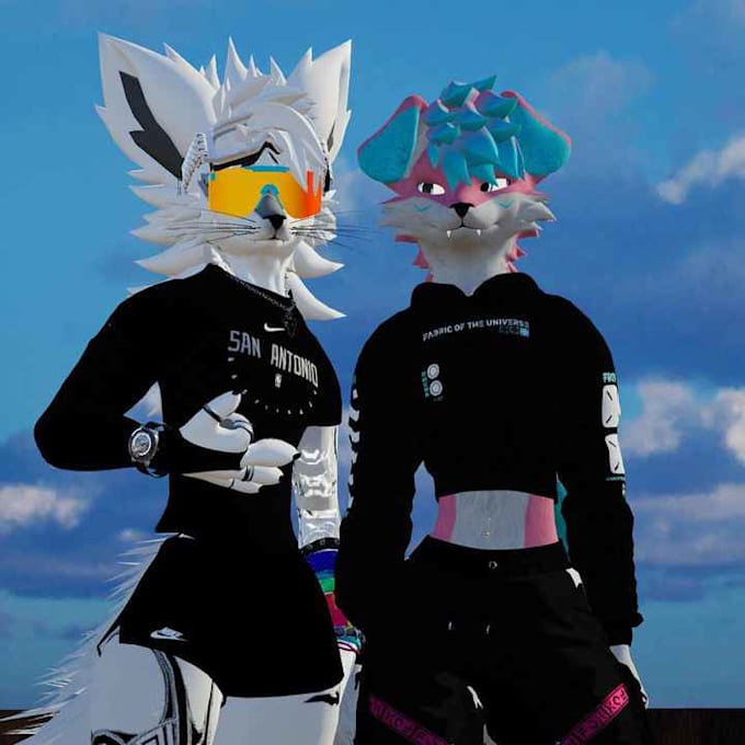 Do 3d Furry Vrchat Avatar Furry Nsfw Avatar Vr Chat Avatar Vrchat 