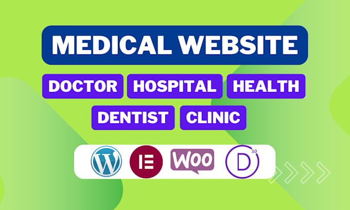 develop all kind of medical wordpress website