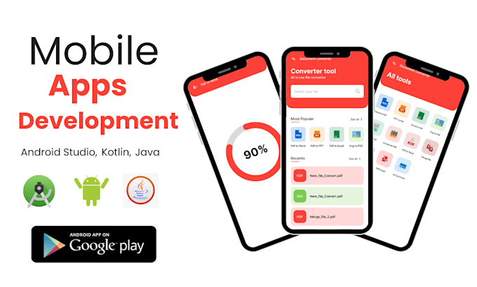 be your android app developer using kotlin