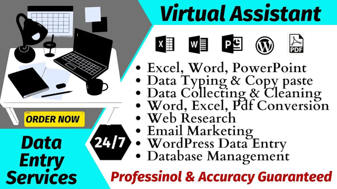 be efficient and accurate data entry specialist