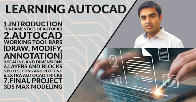 teach you online autocad 2d 3d and 3ds max
