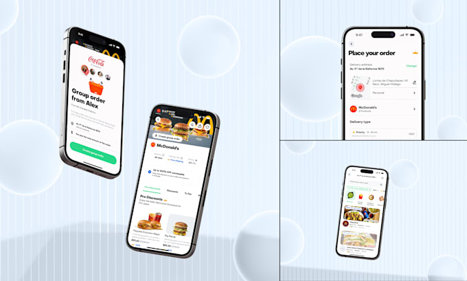 do mobile app ui ux design, website ui ux design, mobile app design in figma