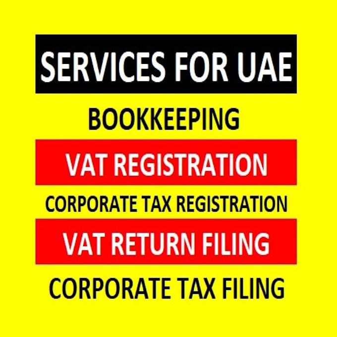 do uae vat, corporate tax and bookkeeping