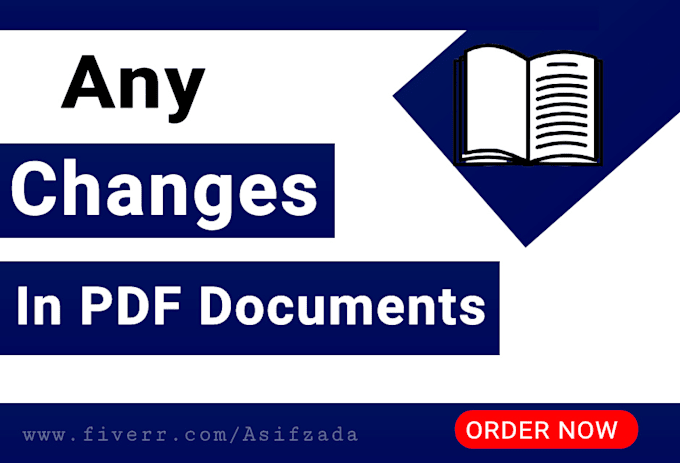 any changes in pdf file professionally