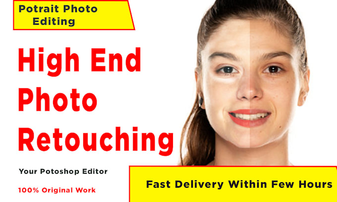 do good quality portrait touch up in photoshop