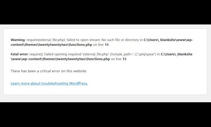 fix your wordpress website