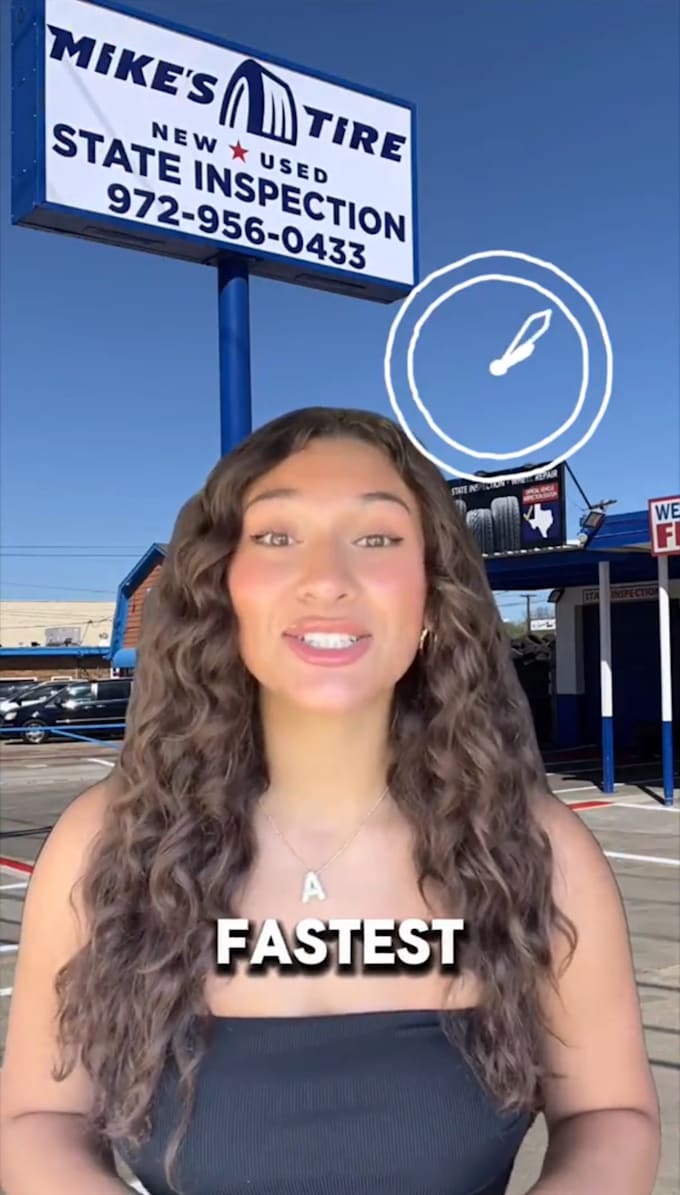 create a testimonial video for you