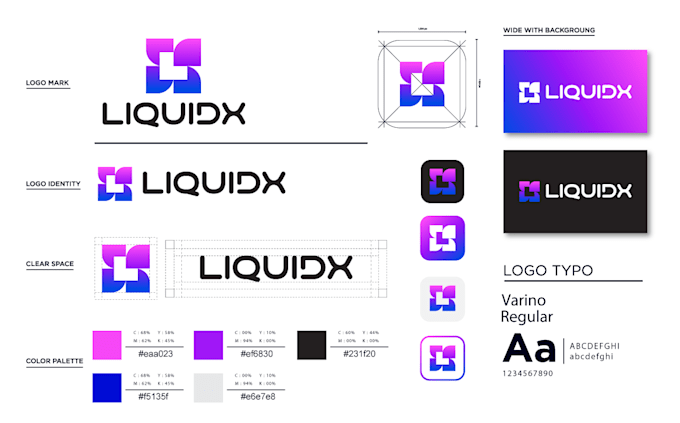 Do trendy minimalist logo design with brand style guides or brand ...