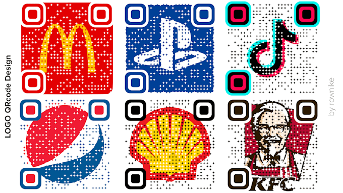 Design professional qr code with your logo by Rownike | Fiverr