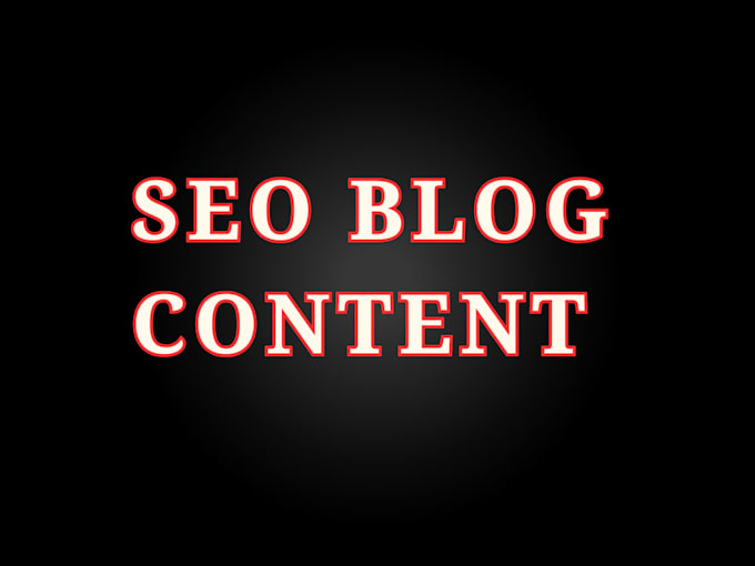 write SEO blog posts and articles as your content writer