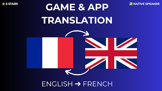 translate your game app or website into french