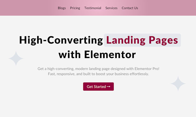 design wordpress landing page, sales funnel or homepage