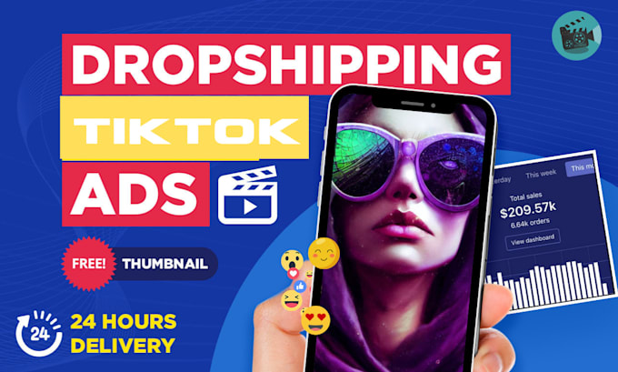 creat tiktok drop shipping video ads,tiktok video ads,