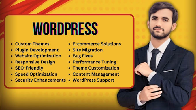 do dynamic wordpress website design and responsive wordpress website development