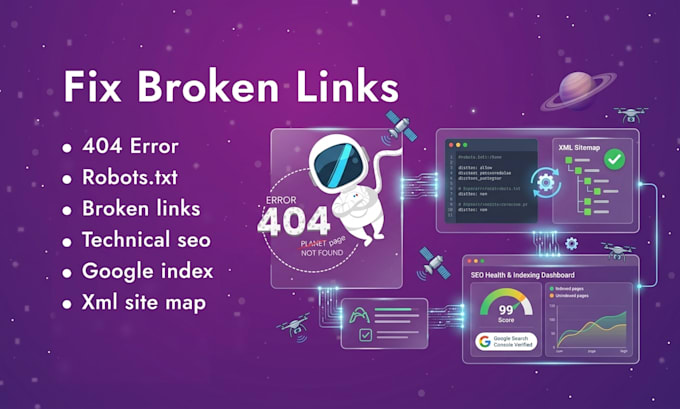 fix broken links and SEO issues on your wordpress site