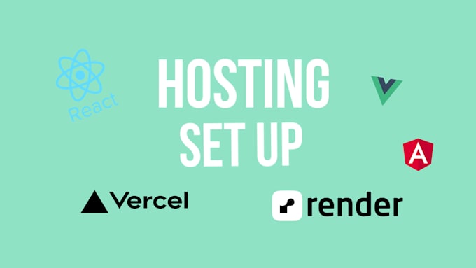 set up hosting for your static site code in vercel or render