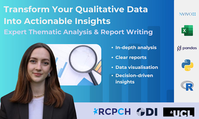 perform qualitative analysis and write insightful thematic reports