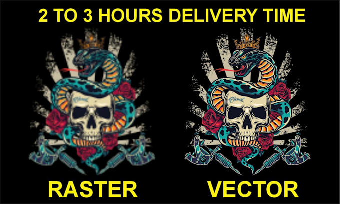 redraw or vector trace your logo or graphics to vector