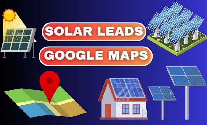 provide fresh solar leads and roofing leads through google map