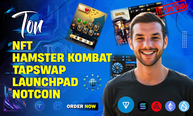 build dex tapswap bot telegram mini app hamster kombat doghouse on ton solana