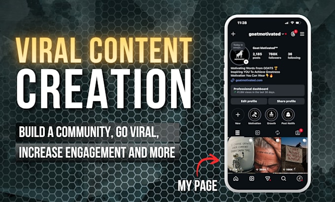 create custom content for your instagram theme page