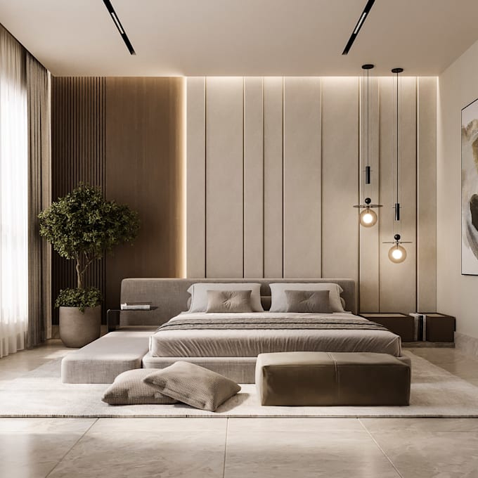 design and render interior spaces on 3ds max