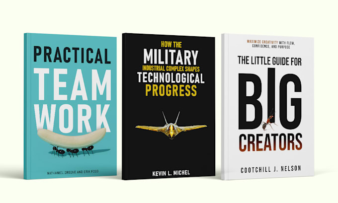 do custom non fiction book cover design, ebook cover, kdp book cover design
