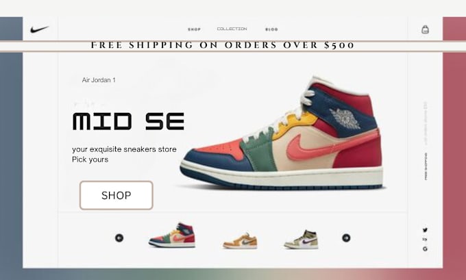 Nike shopify store hot sale