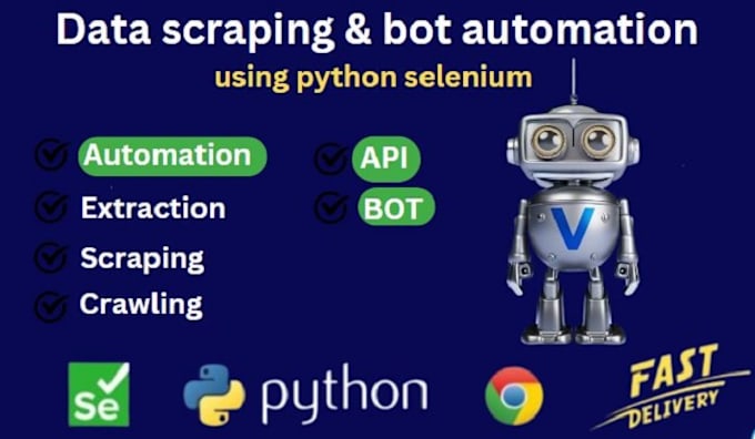 Create python bots, scraper and browser automation by Grocerio | Fiverr