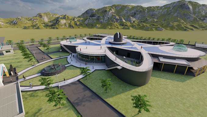 creat architecture 3d visualizing video in revit and lumion