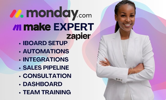 monday com expert, monday crm automation, monday consultant, monday board setup