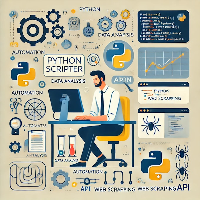 Custom python scripts automation, data handling, and more fast delivery ...