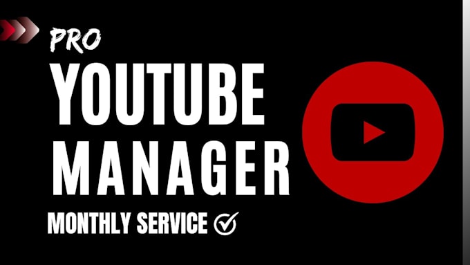 be your youtube manager and channel SEO