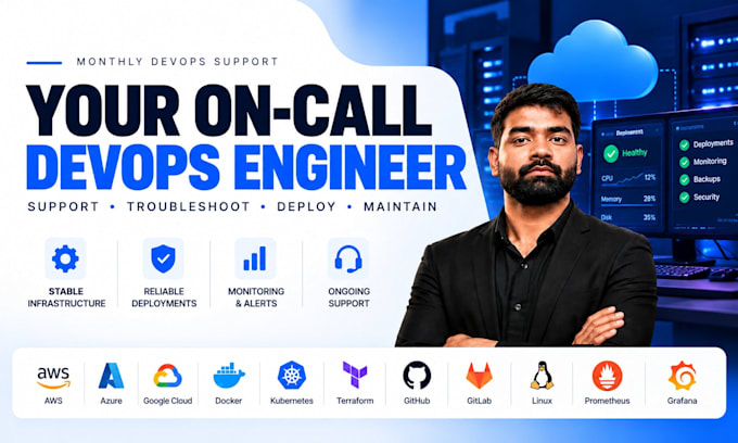 be your dedicated devops engineer for monthly support