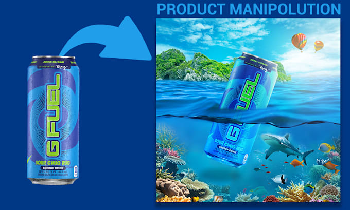 design creative product manipolution post ads