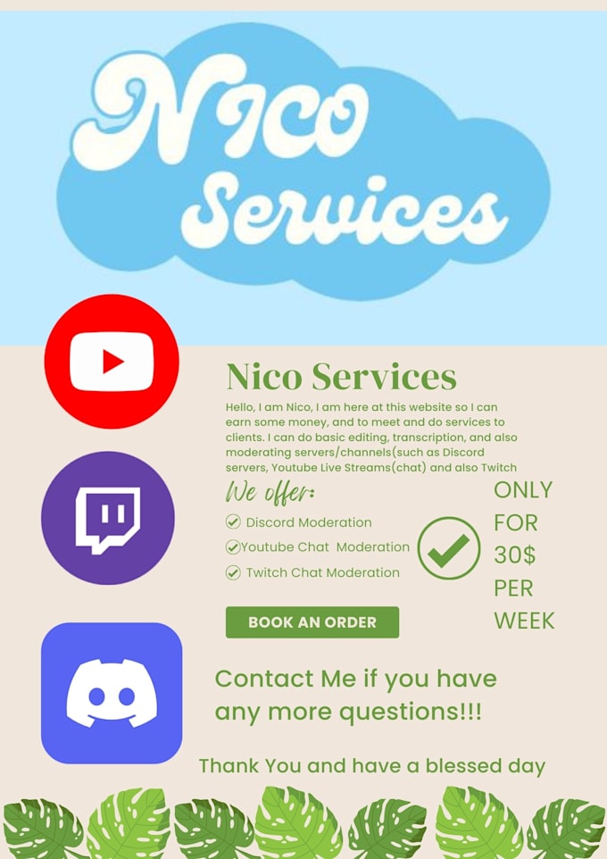 moderate your discord server youtube chat and twitch chat
